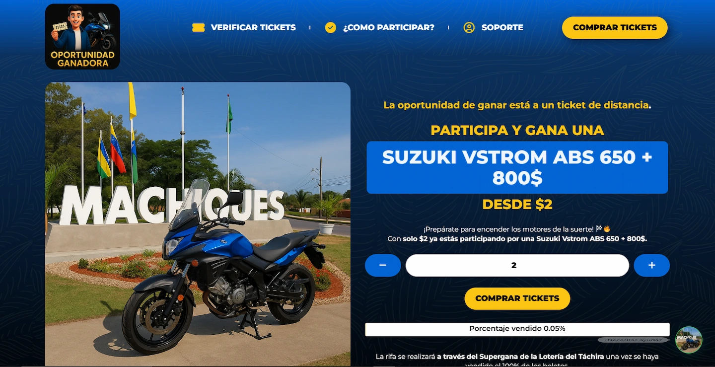 Oportunidad Ganadora - Rifas
