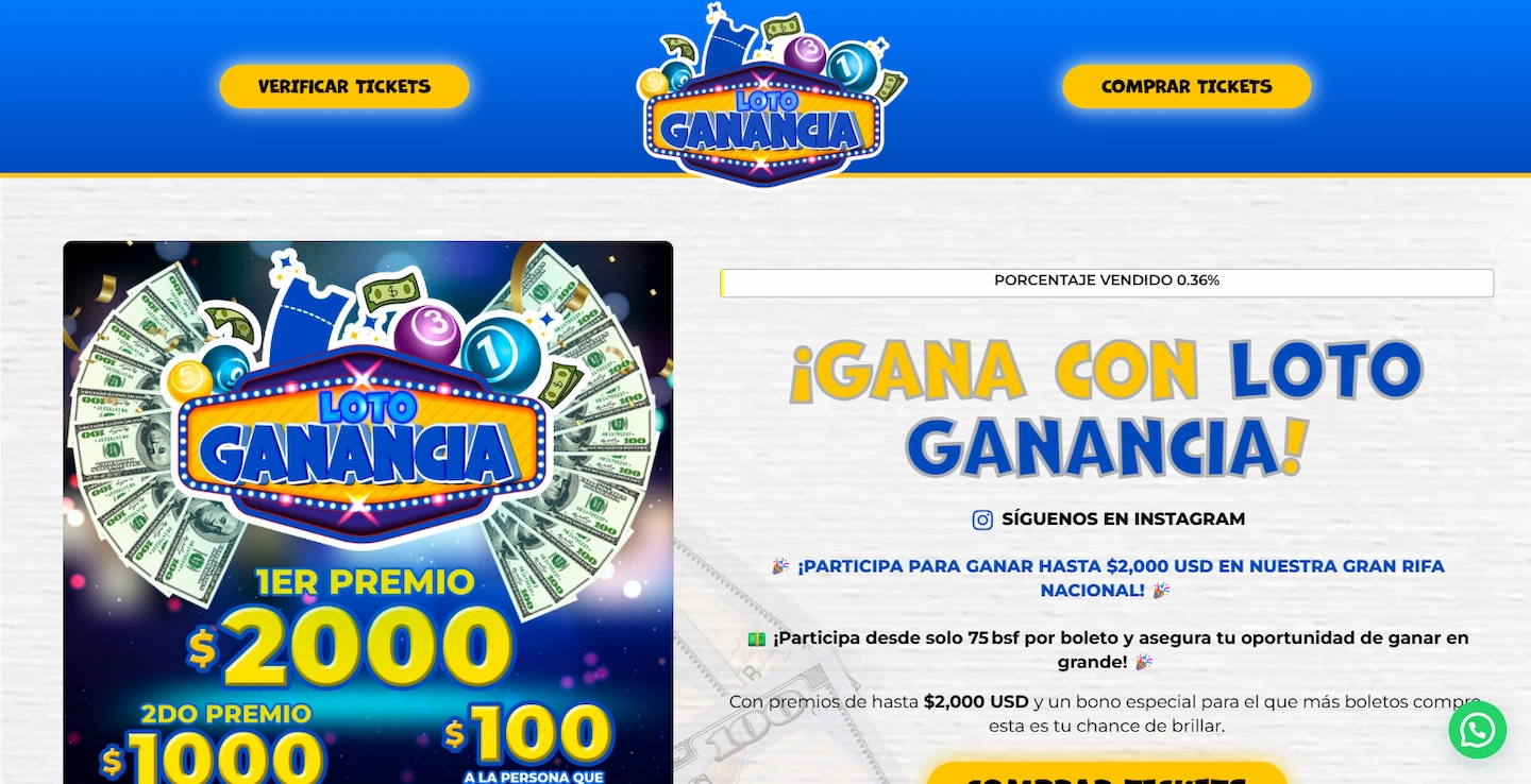 Loto Ganancia - Rifas