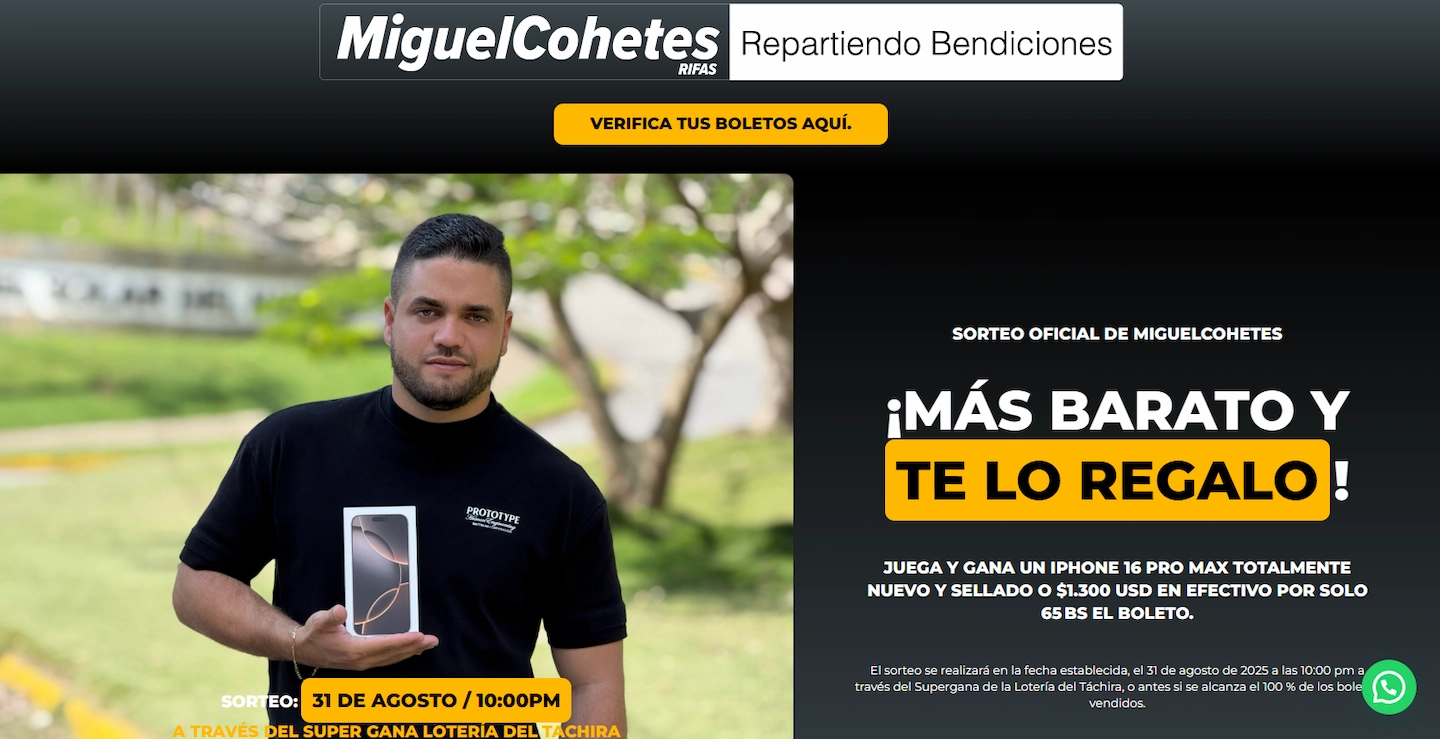 Miguel Cohetes - Rifas