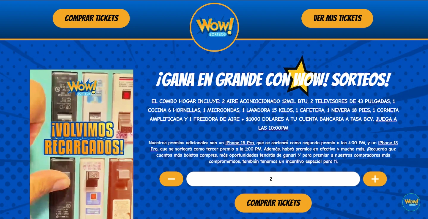 Wow Sorteos - Rifas